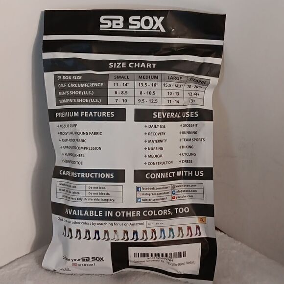 SB Sox Graduated Compression Socks - Picture 3 of 6
